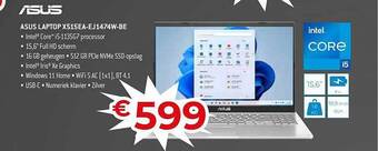 Exellent Asus laptop x515ea-ej1474w-be aanbieding