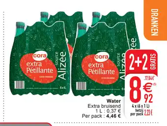 Cora Alizee Water 4x(6x1L) aanbieding
