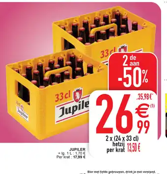 Cora Jupiler 2x(24x33cl) aanbieding