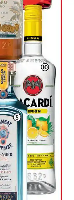 Cora Rhum Bacardi Limon 32° 70cl aanbieding