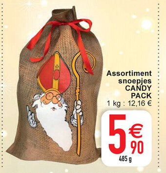 Cora Assortiment snoepjes candy pack 485g aanbieding