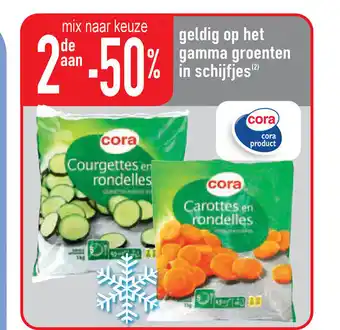 Cora Cora carottes en rondelles aanbieding
