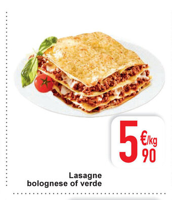 Cora Lasagne bolognese of verde aanbieding