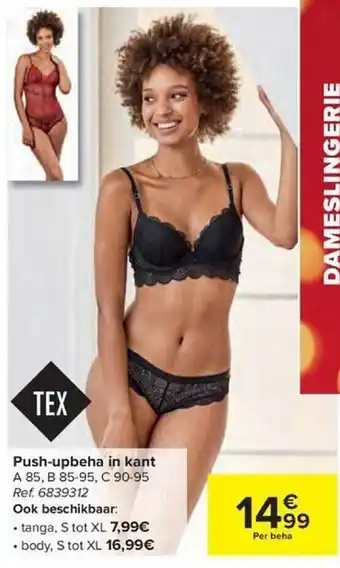 Carrefour Push-upbeha in kant aanbieding