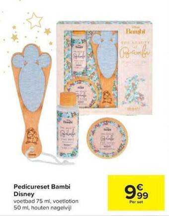 Carrefour Pedicureset bambi disney aanbieding