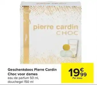 Geschenkoods pierre cardin choc voor dames
