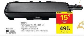 Carrefour Plancha cb501812 aanbieding