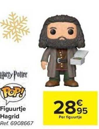 Carrefour Harry potter figuurtje hagrid aanbieding