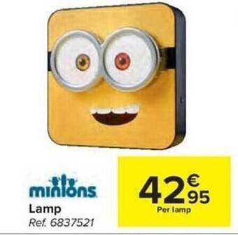 Minions lamp