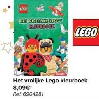 Carrefour Het vrolijke lego kleurboek aanbieding
