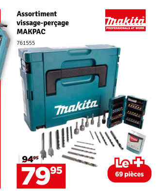 Assortiment vissage-percage makpac