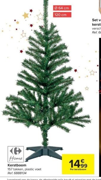 Carrefour Kerstboom aanbieding