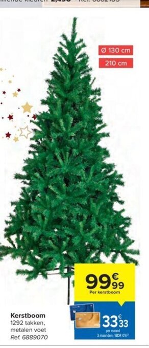 Carrefour Kerstboom aanbieding