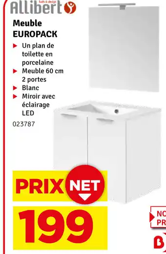 Mr Bricolage Allibert Meuble Europack aanbieding
