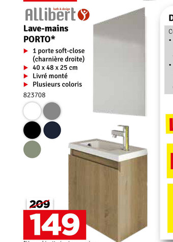 Allibert Lave-mains Porto