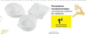 Porseleinen snackkommetjes verschillende modellen Ref. 6844534