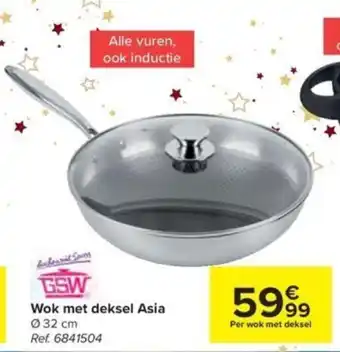 GSW Wok met deksel Asia 32 cm Ref. 6841504