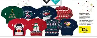 Carrefour TEX Kersttruien voor kinderen of baby's Ref. 6881179 aanbieding