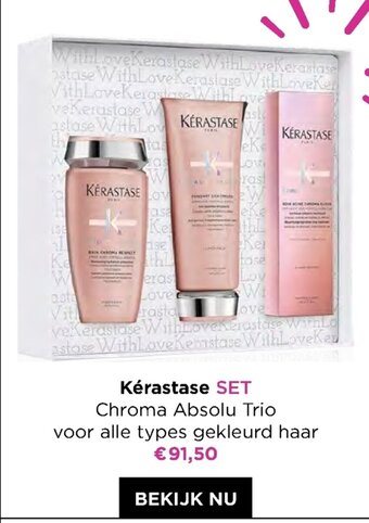 Kérastase Set Chroma Absolu Trio voor Alle Types Gekleurd Haar