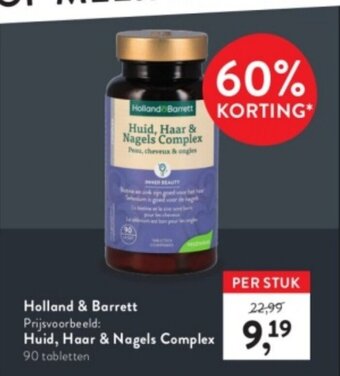 Holland & Barrett Huid Haar & Nagels Complex 90 Tabletten
