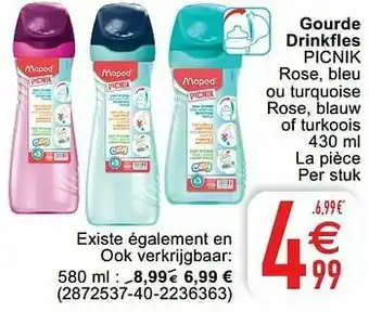 Cora Gourde drinkfles picnik aanbieding