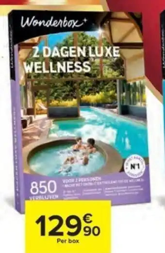 Wonderbox 2 Dagen Luxe Wellness