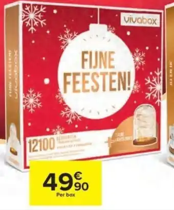 Carrefour Vivabox Fijne Feesten! aanbieding