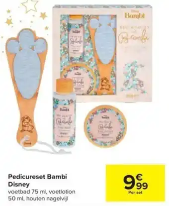 Carrefour Pedicureset Bambi Disney aanbieding