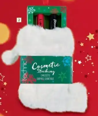 Carrefour Verrassingssok met Cosmetica Cosmetic Stocking Technic aanbieding