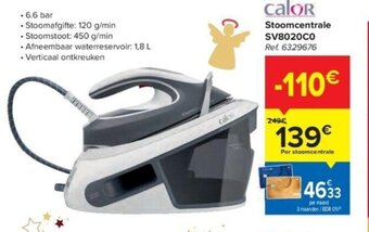 Carrefour Calor Stoomcentrale SV8020C0 aanbieding