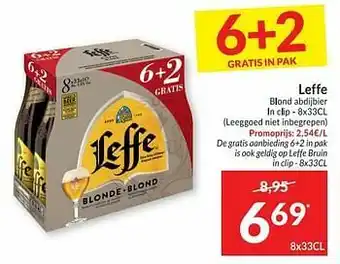 Intermarché Leffe blond abdijbier aanbieding