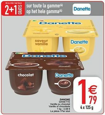 Cora Danone danette aanbieding