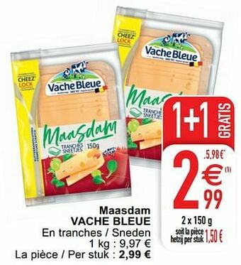 Cora Maasdam vache bleue aanbieding