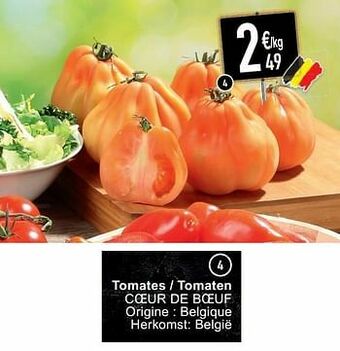 Cora Tomates - tomaten coeur de boeuf aanbieding