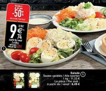 Cora Salade aanbieding