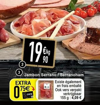 Cora Jambon serrano - serranoham aanbieding