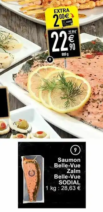 Cora Saumon belle-vue zalm belle-vue sodial aanbieding