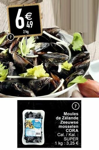 Cora Moules de zélande zeeuwse mosselen cora aanbieding