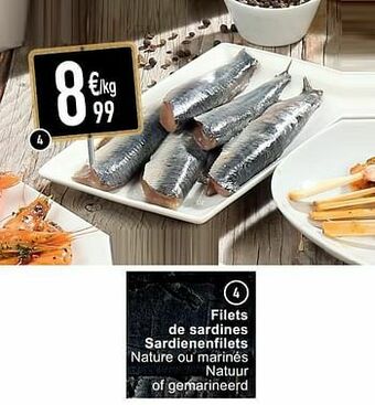 Cora Filets de sardines sardienenfilets aanbieding