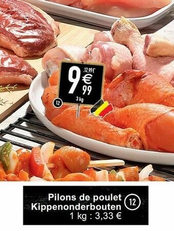 Cora Pilons de poulet kippenonderbouten aanbieding