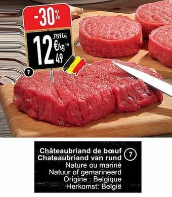 Cora Châteaubriand de boeuf chateaubriand van rund aanbieding