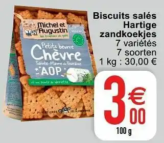 Biscuits salés hartige zandkoekjes