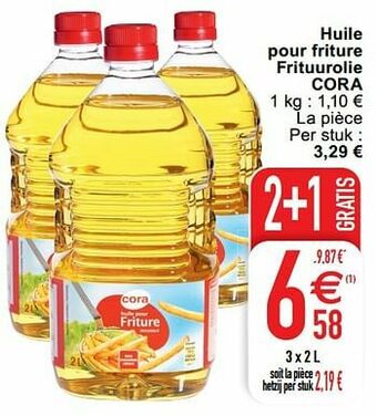 Cora Huile pour friture frituurolie cora aanbieding