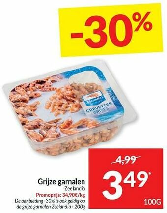 Intermarché Grijze garnalen zeelandia aanbieding