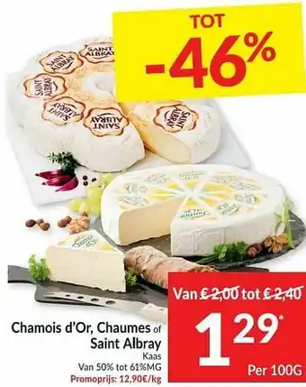 Intermarché Chamois d`or chaumes of saint albray kaas aanbieding