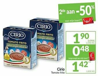 Intermarché Cirio tomato frito aanbieding