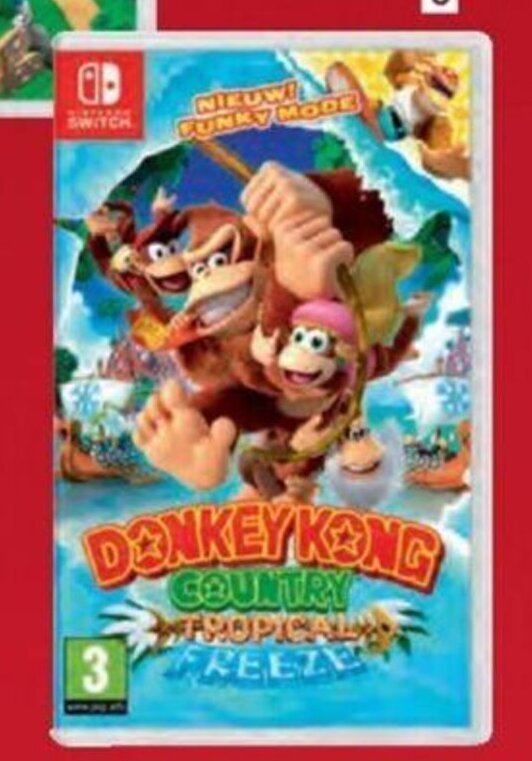 Nintendo Switch Donkey Kong Country Tropical Freeze promotie bij Carrefour
