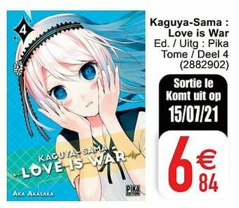 Cora Kaguya-sama love is war aanbieding