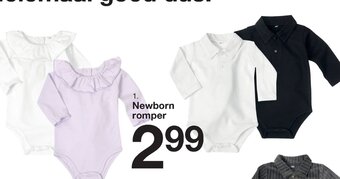 Zeeman Newborn Romper aanbieding