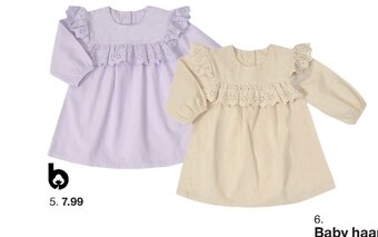 Zeeman Baby Jurk Maat 68-86 aanbieding